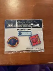 Shochiku Co.,Ltd Disney Pixar Monsters Inc Pin Badge Set Mike Wazowski & Sulley