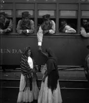 1911 MEXICAN REVOLUTION PHOTO HUERTA USA INTERVENTION 8.5X11 PHOTO LUSTRE