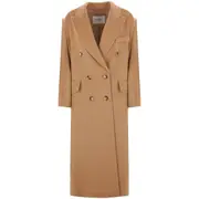 [Max Mara] Max Mara Double-breasted Camel Coat 40 IT BROWN