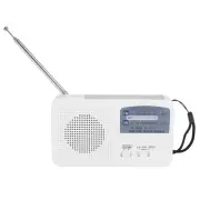 Emergency Radio with Solar and Hand Crank Self Powered, Battery USB9231