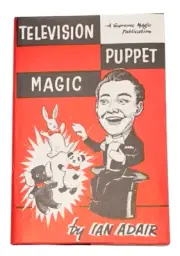 TELEVISION PUPPET MAGIC BOOK Vent Kid Show Magic Tricks Stage Clown Ian Adair