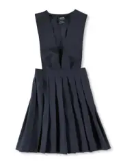 French Toast Big Girls' Plus "Stacy" V-Neck Wide Strap Jumper