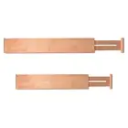Bamboo Drawer Divider Adjustable Expendable Kitchen Utensil Drawer Organizer
