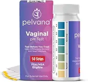 Vaginal pH Balance Test Strips for Women 50 Strips FSA/HSA Eligible Vaginal Infection Test Kit Can Help Differentiate Bacterial Vaginosis (BV) and Yeast Infections