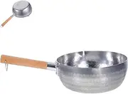 OFFSCH Japanese Pancake Pan Aluminium Milk Pan Easy Pouring Spouts Outdoor Cooking
