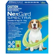 NexGard Spectra Chews For Medium Dogs 7.6-15kg - 6pk
