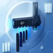 Vibe Geeks Light Charging Smart Uv Toothbrush Sterilizer Bathroom Kit