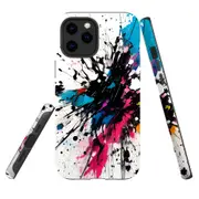 For iPhone 12 Pro/12 Tough Protective Cover, Dark Splatter