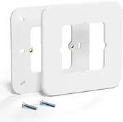 Meross Wall Plates for Box 503, Compatible with WiFi Thermostat, Cassette Cover with Two Plates and Screws, 12 cm x 12 cm