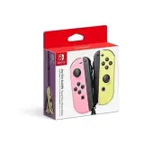 Nintendo Joy-Con Wireless Controllers for Switch L/R - Pastel Pink/Pastel Yellow