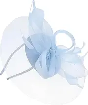 [HAPINARY] Fascinator Hat with Mesh Design and Plumage for Women Elegant Headband Accessory for Brides Tea Parties Weddings and Banquets Durable and Stylish Hair Accessories