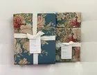Pottery Barn PAULINE FLORAL PRINTED Duvet Full Queen & 2 Standard Shams NWT