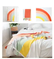 70*100cm Cozy Decorative Knit Woven Throw Blanket Sofa Throw Bed Throw Bed Blanket