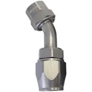 Aeroflow Kryptalon Series One Piece Full Flow Swivel 45° Hose End -8AN, AF7822-08