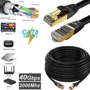 Cat8 Ethernet Network Cable -20 meters-Shielded| 2000GHz, 40G, 26AWG, S/FTP Top