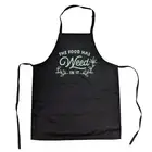 Cookout Apron The Food Has Weed In It Funny 420 Marijuana Smock