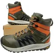Merrell Nova Sneaker Waterproof Men Sz. 11.5 Hiking Boots J066959 Olive