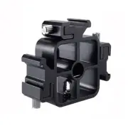Portable Triple Hot Shoe Mount Adapter Flash Light Stand Umbrella Holder Bracket