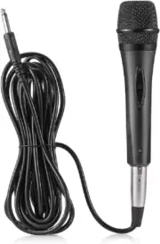 Dynamic Karaoke Microphone With Long Wire 16.4 Ft Xlr Cable Metal Handheld Mic C