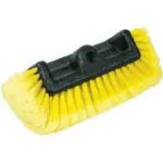 Sea-Dog Line Angled 3-Sided Medium Bristle Deck Brush, Yellow