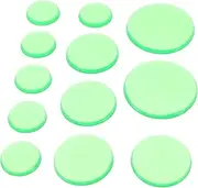 VICASKY 12pcs Silicone Drum Dampeners Self-adhesive Pads for Sound Control Noise Reduction Cushions for Drums Snare