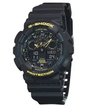 Casio G-SHOCK Caution Yellow Analog-Digital Alarm GA-100CY-1A 200M Mens Watch