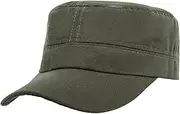 [TOPTIE] Adjustable Army Cadet Cap Military Hat Polyester Cotton Twill Security Hat