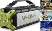 Bluetooth Speaker, 90W Max Portable Loud Speakers Wireless, IPX6 Waterproof