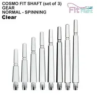 在飛比找蝦皮購物優惠-FIT鏢桿一般型透明一組三入fit shaft gear n