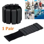 1 Pair Wearable Wrist & Ankle Weights Bracelet Wrist Bangles for Weight Training