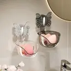 Punch Free Makeup Sponge Storage Box Sucker Beauty Egg Storage