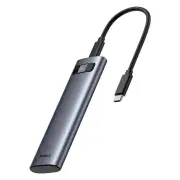 Baseus M.2 SSD Case Dual NVMe SATA Protocol 10Gbps M.2 to USB Type-C 3.2 Gen 2 Portable SATA NVMe External Enclosure SSD
