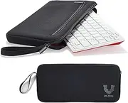 Vilros Neoprene Case/Sleeve for Raspberry Pi 400/500 with Accessory Storage Pocket (Black)
