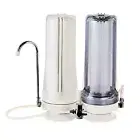 Counter Top Water Filters 0.5uM Ceramic + Silver Infused Carbon Filter CT-2-C.7N