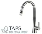 Otus Lux Series- Pull Out Gooseneck Kitchen/Laundry Mixer- BRUSHED NICKEL