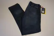 True Religion $279 Men's Geno Slim Logo Patch Brand Jeans - MJ19NZS1