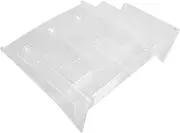 Tofficu Wear Resistant Magazine Holder Transparent Brochure Display Organizer for Desktop Efficient File Storage for Offices and Home Lightweight and Sturdy Design