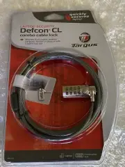 Targus Defcon CL Resettable Combo Cable Lock for Laptop Computer