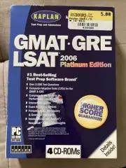 Kaplan 2006 Platinum Edition 4 CD-Rom GMAT GRE LSAT
