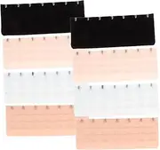 [HORIALENCE] 8Pcs Extender Rows Hooks Underwear Extension Buckles for Maternity Weight Gain Light Skin Dark Skin