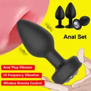 Backdoor Toys Plug Vibrator Wireless Wearable Stimulator Butt Thrusting Sex Toy