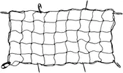 PAMINGONO Adjustable Luggage Net for Camping Cart Heavy Duty Mesh Cargo Net for Beach Trolley Durable Bungee Webbing Prevents Item Loss for Outdoor Adventures
