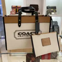 在飛比找Yahoo!奇摩拍賣優惠-小皮美國代購 COACH 89488 新款女士手提帆布購物袋