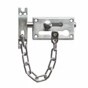 Taskmaster Satin Chrome Door Chain & Bolt