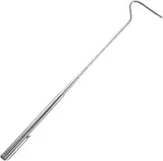 Happyyami Extendable Snake Hook Trap Retractable Reptile Catcher for Snake Handling 26 Inch Stainless Steel Herpetologist Tool