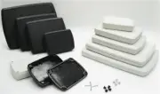 RS Portable Enclosure Case Handheld Tablet Electrical, White/Black, LCD IP65 ABS