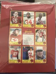 RARE UNCUT SHEET 1985 Topps USFL New Jersey Generals 10 Card Team Set FLUTIE +