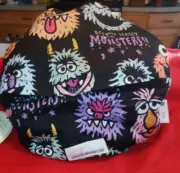 NWT Peter Alexander Ladies Shortie PJs Set & Cookie Monster Pillow Bag Size M