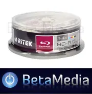 50 x Ritek Blu-ray BD-R 4x 50GB inkjet printable - High Capacity Blu ray Discs