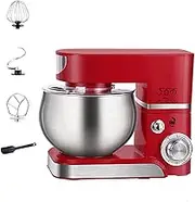 Stand Mixer, Food Mixer Dough Blender, 5.5L 1000W Electric Cake Mixer, Kitchen Electric Standing Mixer with Dough Hook, Whisk, Beater, Mixing Bowl for Baking, Dishwasher Safe (Blue)